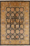 Peshawar Hand Knotted Area Rug - 6' 2" X 8' 10" - Golden Nile