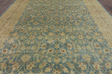 8 X 11 Floral Traditional Peshawar Wool Area Rug - Golden Nile