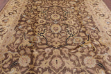 Peshawar Handmade Wool Area Rug - 8' 0" X 10' 3" - Golden Nile