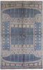Gabbeh Hand Knotted Rug - 5' 3" X 8' 1" - Golden Nile