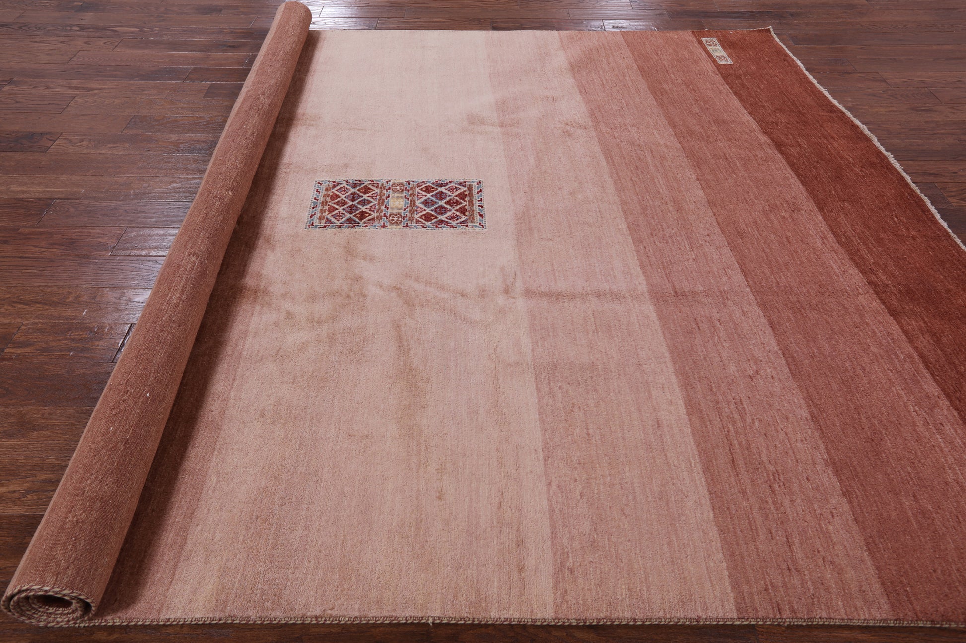Persian Gabbeh Hand Knotted Wool Rug - 8' 3" X 10' 1" - Golden Nile