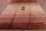 Persian Gabbeh Hand Knotted Wool Rug - 8' 3" X 10' 1" - Golden Nile