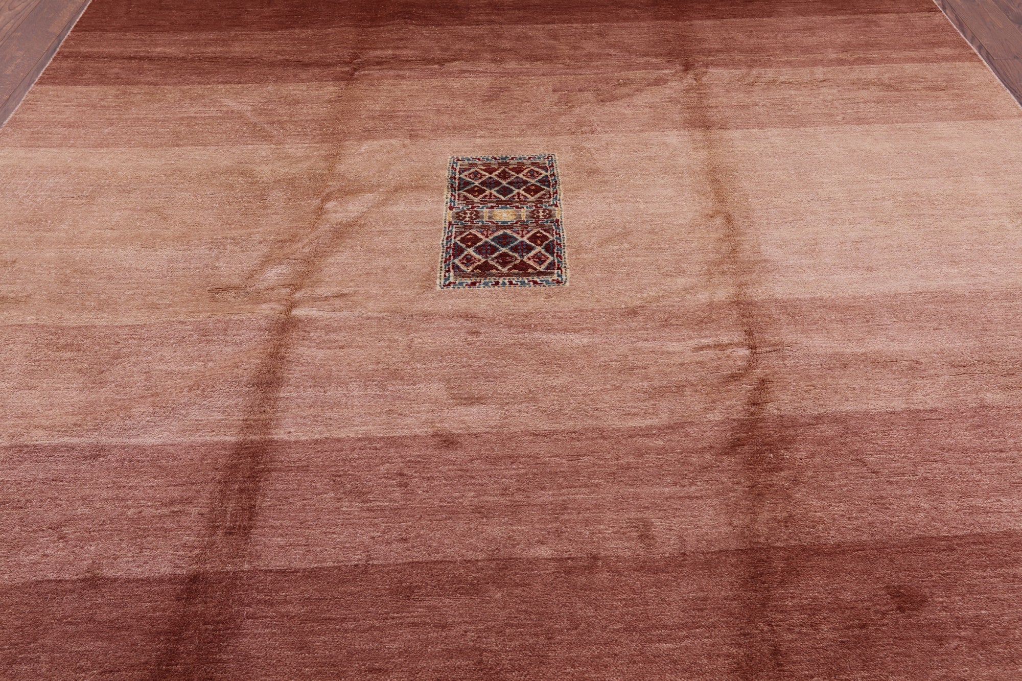 Persian Gabbeh Hand Knotted Wool Rug - 8' 3" X 10' 1" - Golden Nile