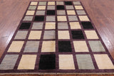 Persian Gabbeh Handmade Wool Area Rug - 5' 8" X 8' 4" - Golden Nile