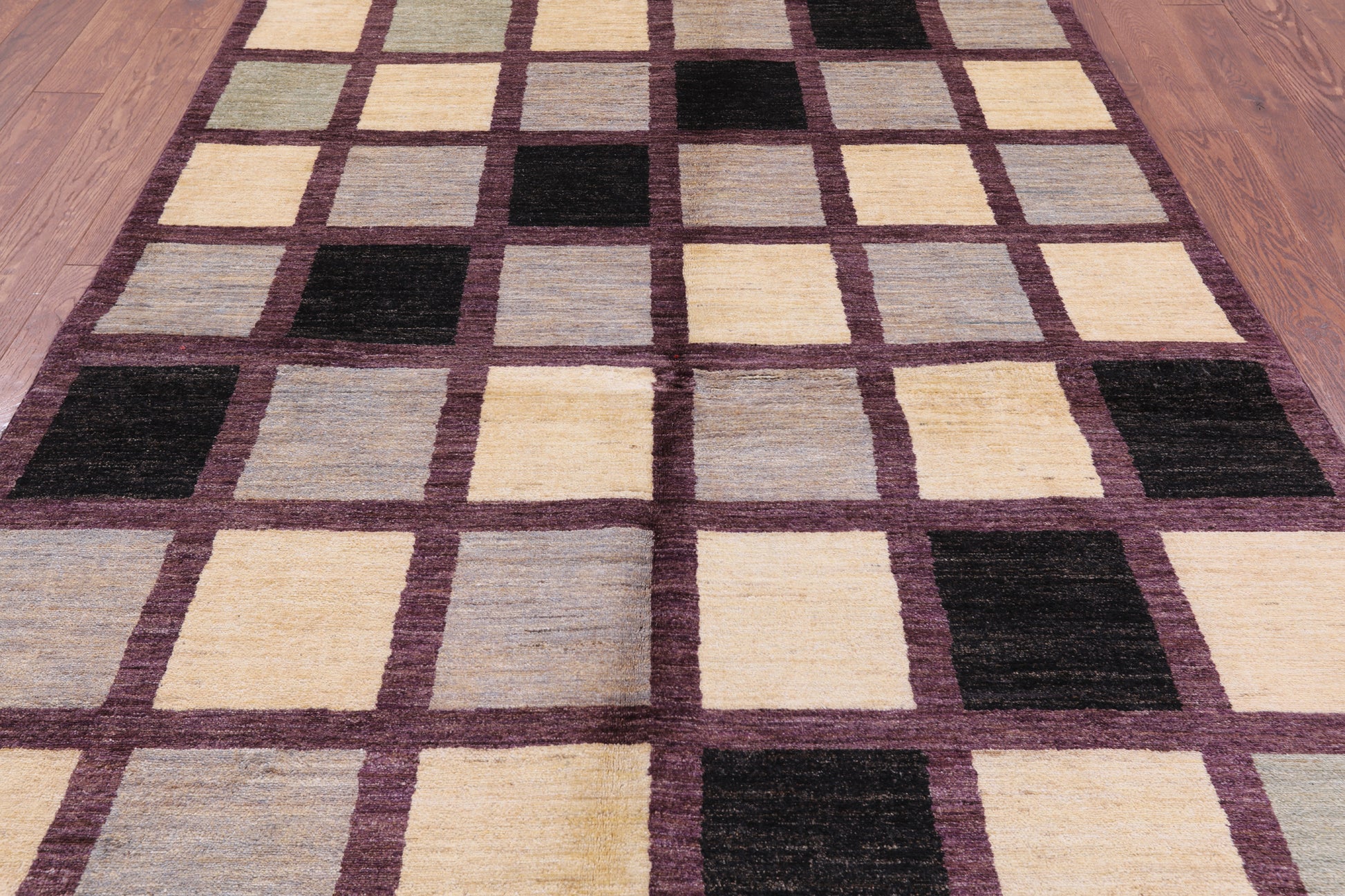 Persian Gabbeh Handmade Wool Area Rug - 5' 8" X 8' 4" - Golden Nile