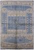 Navajo Gabbeh Hand Knotted Rug - 5' 2" X 7' 4" - Golden Nile