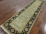 Oriental Peshawar Hand Knotted Runner 3 X 12 - Golden Nile