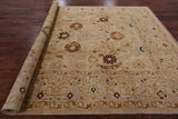 Chobi Peshawar Hand Knotted Wool Area Rug - 9' 0" X 12' 0" - Golden Nile