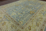 10 X 14 Traditional Blue Chobi Peshawar Area Rug - Golden Nile