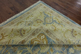 10 X 14 Traditional Blue Chobi Peshawar Area Rug - Golden Nile