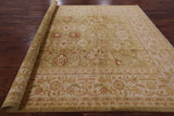 Chobi Peshawar Hand Knotted Wool Area Rug - 9' 2" X 11' 10" - Golden Nile