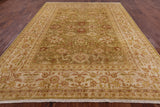 Chobi Peshawar Hand Knotted Wool Area Rug - 9' 2" X 11' 10" - Golden Nile