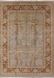 Hand Knotted Ziegler Wool Area Rug - 8' 10" X 12' 3" - Golden Nile