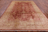 Traditional Handmade Peshawar Area Rug - 9' 1" X 12' 4" - Golden Nile