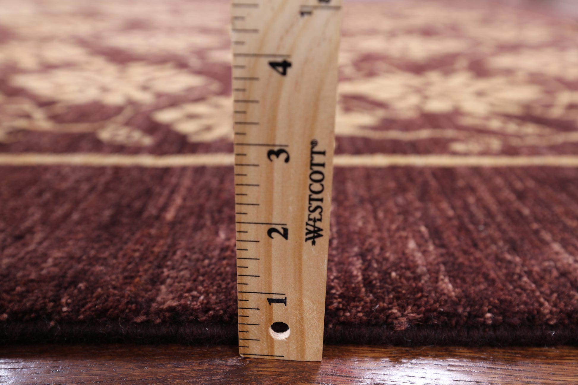 Brown Chobi Peshawar Handmade Area Rug - 5' 6" X 8' 1" - Golden Nile