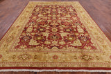 Peshawar Handmade Wool Area Rug - 9' 2" X 12' 3" - Golden Nile