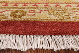 Peshawar Handmade Wool Area Rug - 9' 2" X 12' 3" - Golden Nile
