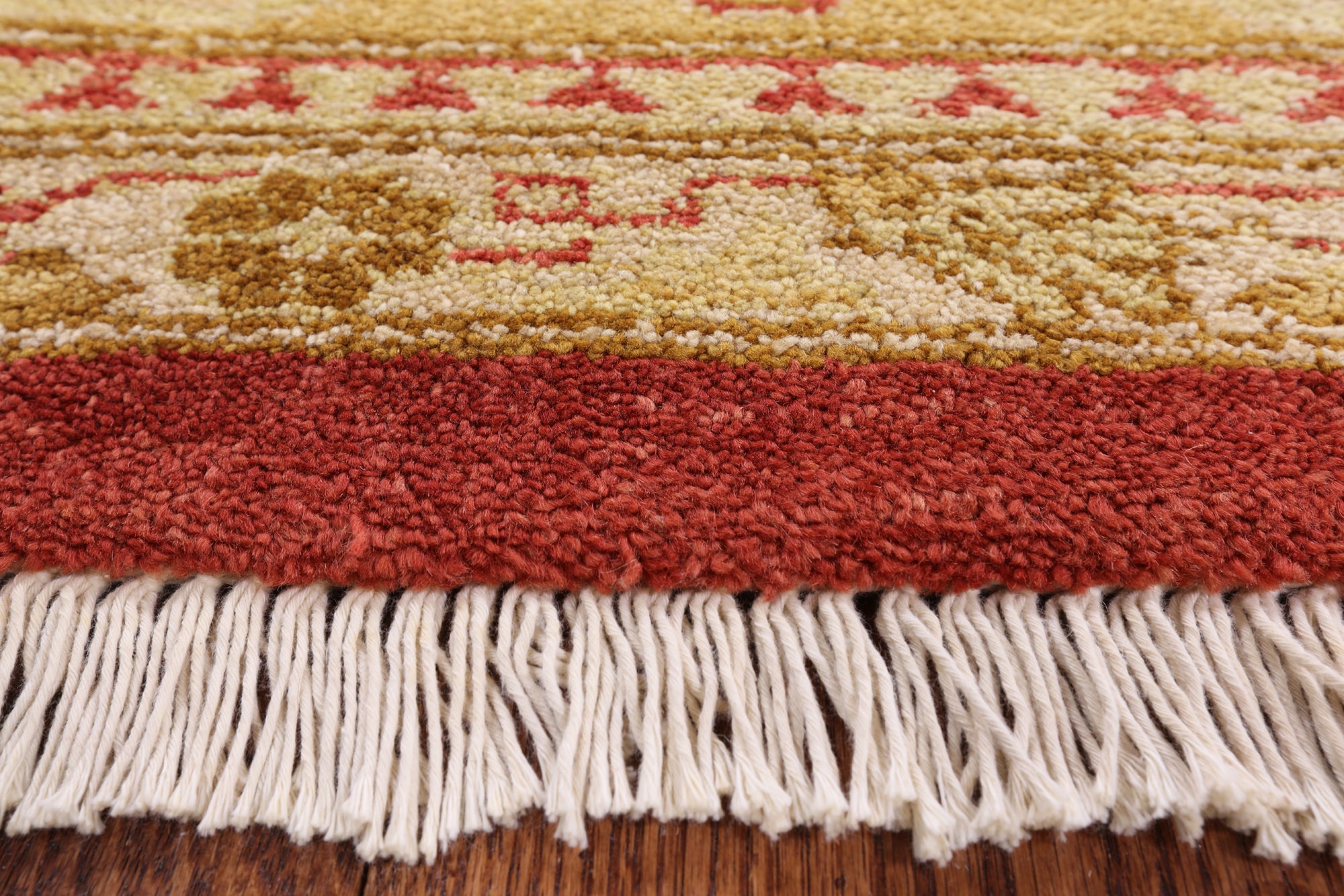 Peshawar Handmade Wool Area Rug - 9' 2" X 12' 3" - Golden Nile