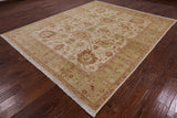 Oriental Chobi Hand Knotted Area Rug - 8' 3" X 9' 10" - Golden Nile