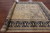 Peshawar Handmade Oriental Wool Area Rug - 9' 1" X 11' 10" - Golden Nile