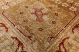 Red Peshawar Handmade Wool Area Rug - 9' 2" X 11' 10" - Golden Nile