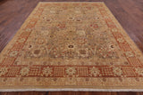 Peshawar Handmade Wool Rug - 9' 2" X 12' 4" - Golden Nile