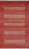 Gabbeh Handmade Wool Area Rug - 4' 1" X 6' 6" - Golden Nile