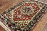 4 X 6 Oriental Heriz Handmade Area Rug - Golden Nile