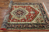 4 X 6 Oriental Heriz Handmade Area Rug - Golden Nile