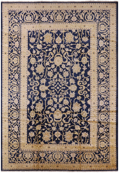Peshawar Hand Knotted Area Rug - 13' 11" X 19' 9" - Golden Nile