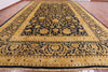 Peshawar Hand Knotted Wool Area Rug - 14' 0" X 19' 4" - Golden Nile