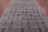 Grey Persian Overdyed Handmade Wool Area Rug - 9' 4" X 12' 3" - Golden Nile