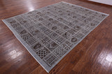 Grey Persian Overdyed Handmade Wool Area Rug - 9' 4" X 12' 3" - Golden Nile