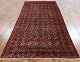 4 X 8 Traditional Persian Balouch Wool Area Rug - Golden Nile