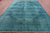 Persian Overdyed Hand Knotted Wool Rug - 9' 10" X 12' 4" - Golden Nile