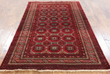 Persian Wool On Wool Handmade Area Rug 4 X 6 - Golden Nile