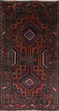 4 X 7 Traditional Persian Balouch Wool Area Rug - Golden Nile