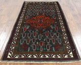 Traditional Persian Balouch Wool Area Rug 4 X 6 - Golden Nile