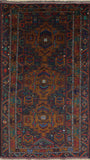 Persian Balouch Wool On Wool Area Rug 4 X 6 - Golden Nile