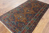 Persian Balouch Wool On Wool Area Rug 4 X 6 - Golden Nile