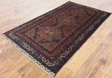 4 X 7 Handmade Wool On Wool Persian Area Rug - Golden Nile