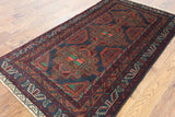 4 X 7 Handmade Wool On Wool Persian Area Rug - Golden Nile