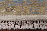 Ivory Turkish Oushak Hand Knotted Wool Rug - 8' 0" X 10' 0" - Golden Nile