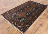 4 X 7 Oriental Persian Balouch Wool Area Rug - Golden Nile