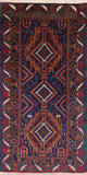 Persian Wool On Wool Oriental Area Rug 3 X 6 - Golden Nile