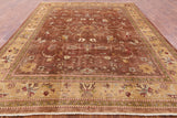 Oriental Hand Knotted Peshawar Area Rug 9 X 12 - Golden Nile