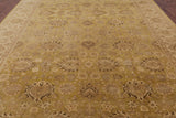Peshawar Handmade Wool Area Rug - 8' 10" X 12' 1" - Golden Nile