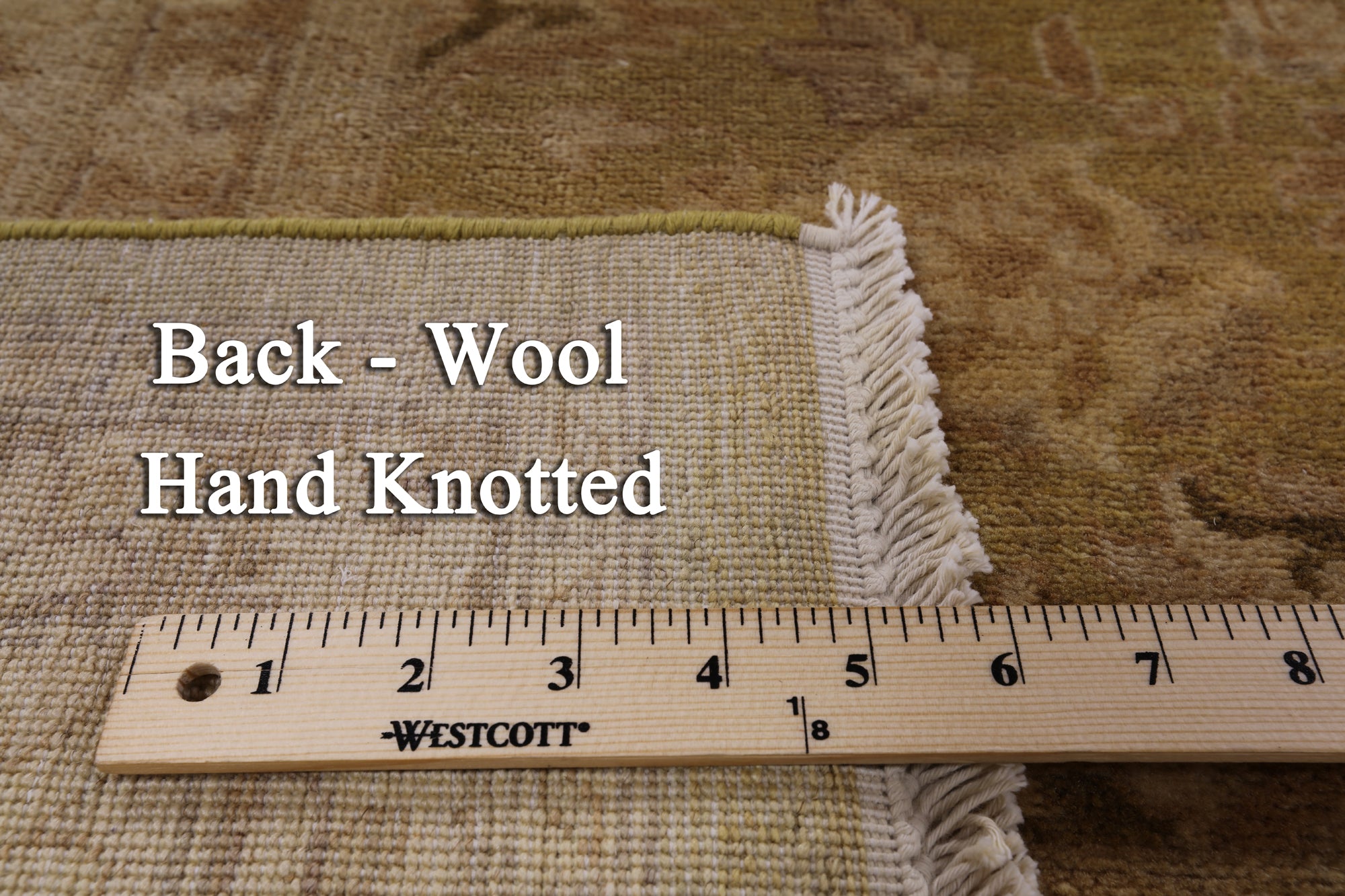 Peshawar Handmade Wool Area Rug - 8' 10" X 12' 1" - Golden Nile