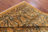 William Morris Handmade Wool Area Rug - 8' 0" X 9' 10" - Golden Nile