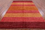 Gabbeh Persian Hand Knotted Wool Rug - 6' 6" X 9' 9" - Golden Nile